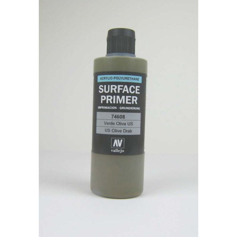 55€/100ml) Vallejo Primer U.S. Olive Drab 200ml 74.608